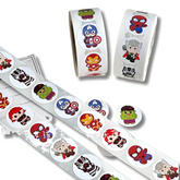 Official Avengers 500pc Sticker Roll — Iron Man & Hulk Vinyl Stickers (Bulk)